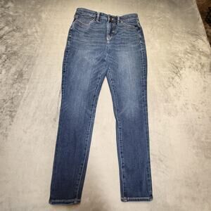 American Eagle Jeans Womens 6 Blue Super Hi-Rise Jegging Stretch 28 Inseam